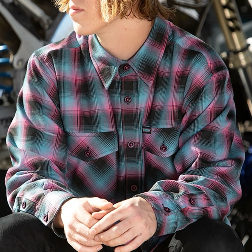 NWT RARE Dixxon The Shreddy 1.0 V1 OG Plaid Flannel Shirt